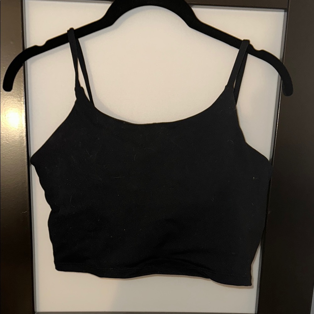 Paragon Black Cropped Tank - L